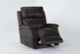 Thorpe Walnut Power Lift Recliner With Power Headrest And Heat - Side