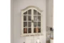 Traditional 2-Door Wood And Metalarched Wall Cabinet - Room