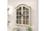 Traditional 2-Door Wood And Metalarched Wall Cabinet - Room