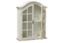 Traditional 2-Door Wood And Metalarched Wall Cabinet - Front