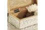Whitewash Mango Wood Boxes Set Of 3  - Detail