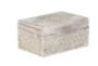 Whitewash Mango Wood Boxes Set Of 3 - Front