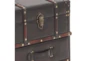 23 Inch Faux Leather Chest  - Detail