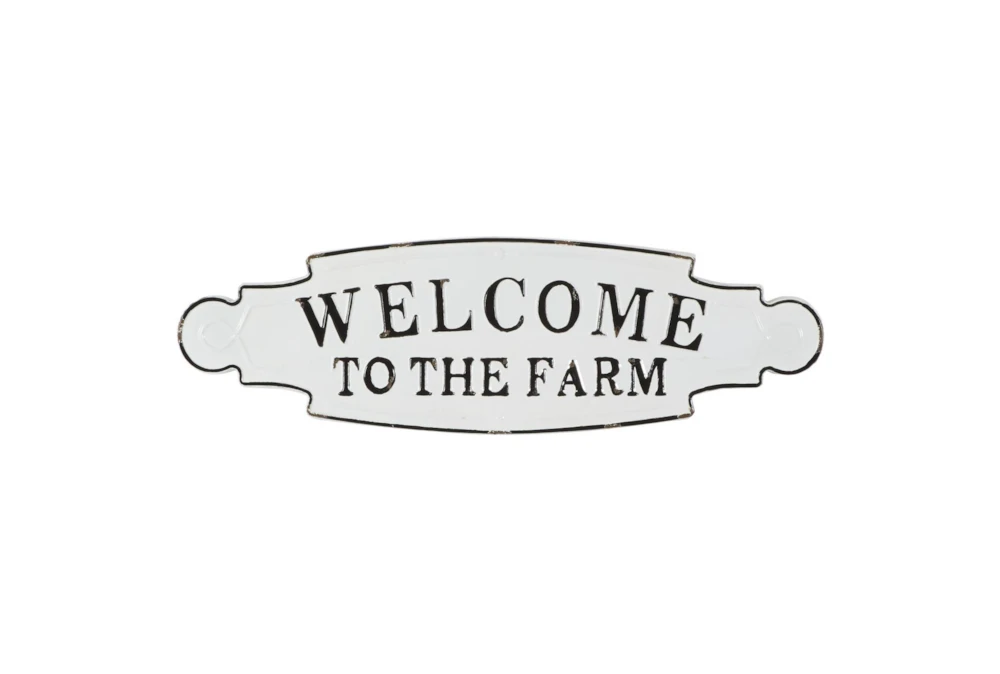 Welcome To The Farm Sign