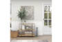 22 Inch Glazed Textured Gray Vase - Room