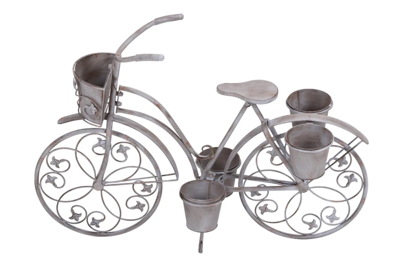 26 X 36 Vintage Bicycle Plant Stand - 360