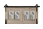 Traditional Wood And Iron Wall Photo Frame - Front