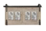 Traditional Wood And Iron Wall Photo Frame - Front