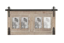 Traditional Wood And Iron Wall Photo Frame 