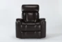 Eastwood Espresso Home Theater Power Wallaway Recliner with Power Headrest & USB - Signature