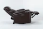 Eastwood Espresso Home Theater Power Wallaway Recliner With Power Headrest - Recline