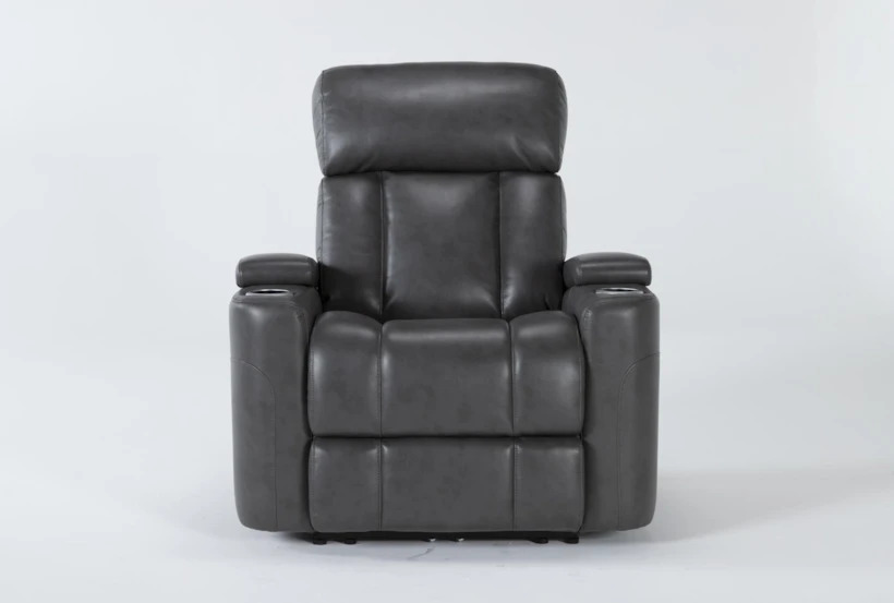 Eastwood Graphite Home Theater Power Wallaway Recliner With Power Headrest - 360