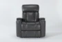 Eastwood Graphite Home Theater Power Wallaway Recliner with Power Headrest & USB - Signature