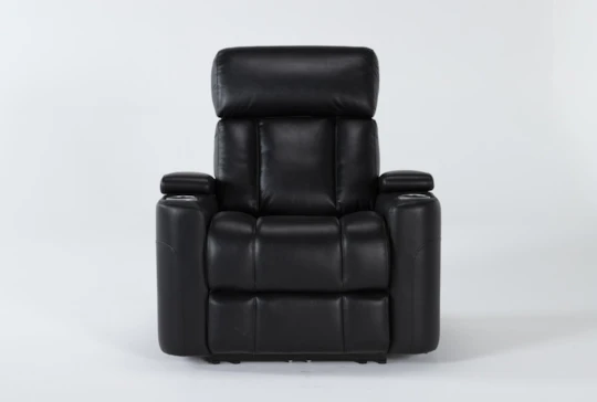 Eastwood Midnight Home Theater Power Wallaway Recliner with Power Headrest & USB