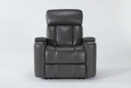 Eastwood Graphite Home Theater Power Wallaway Recliner With Power Headrest & Bluetooth
