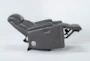Eastwood Graphite Home Theater Power Wallaway Recliner with Power Headrest, Bluetooth & USB - Recline