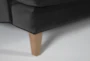 Abigail IV 46" Velvet Arm Chair - Detail