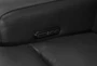 Vance  Grey Leather Power Zero Gravity Recliner with Power Headrest & Lumbar - Hardware