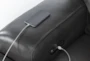 Vance Grey Leather 140" 6 Piece Zero Gravity Reclining Modular Sectional with Power Headrest, USB & Lumbar - Hardware