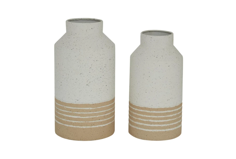 Two Toned Vase Set Of 2