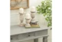 White Wash Candle Stick Set Of 3 - Room