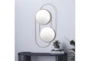 Wall Mirror Glam 2 Round Mirrors  - Room