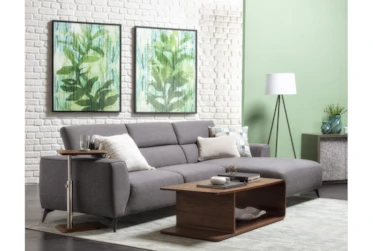 Lucas Graphite 2 Piece 115" Modular Sectional With Right Arm Facing Chaise