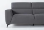 Lucas Graphite 2 Piece 115" Sectional With Right Arm Facing Chaise - Slats