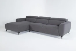 Lucas Graphite 2 Piece 115" Sectional With Left Arm Facing Chaise