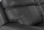 Vance Grey Leather 159" 6 Piece Zero Gravity Reclining Modular Sectional with 2 Armless Chairs & 1 Power Armless Recliner - Detail