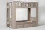 Morgan Twin Over Twin Bunk Bed With Storage - Slats