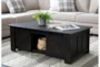 Grant II Lift-Top Storage Coffee Table With Wheels - Room