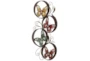 Multi 36 Inch Metal Butterfly Wall Decor - Material