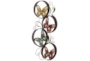 Multi 36 Inch Metal Butterfly Wall Decor - Front