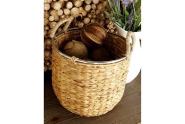 Tan 12 Inch Seagrass Basket Set Of 2