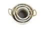 Brown 18 Inch Plastic Rope Basket Set Of 3 - Front