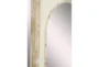 Brown 25 Inch Wood Wall Mirror Set Of 4 - Detail