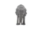 Dark Grey 13 Inch Polystone Mother Elephant - Front