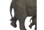 Dark Grey 13 Inch Polystone Mother Elephant - Detail