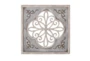 Grey 36 Inch Wood Metal Wall Panel - Front
