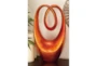 Red 20 Inch Polystone Sculpture - Room