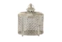 Beige 12 Inch Metal Candle Lantern Set Of 2 - Material