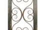 Brown 48 Inch Wood Metal Wall Panel - Detail