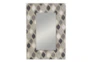 Multi 40 Inch Wood Framed Wall Mirror - Front