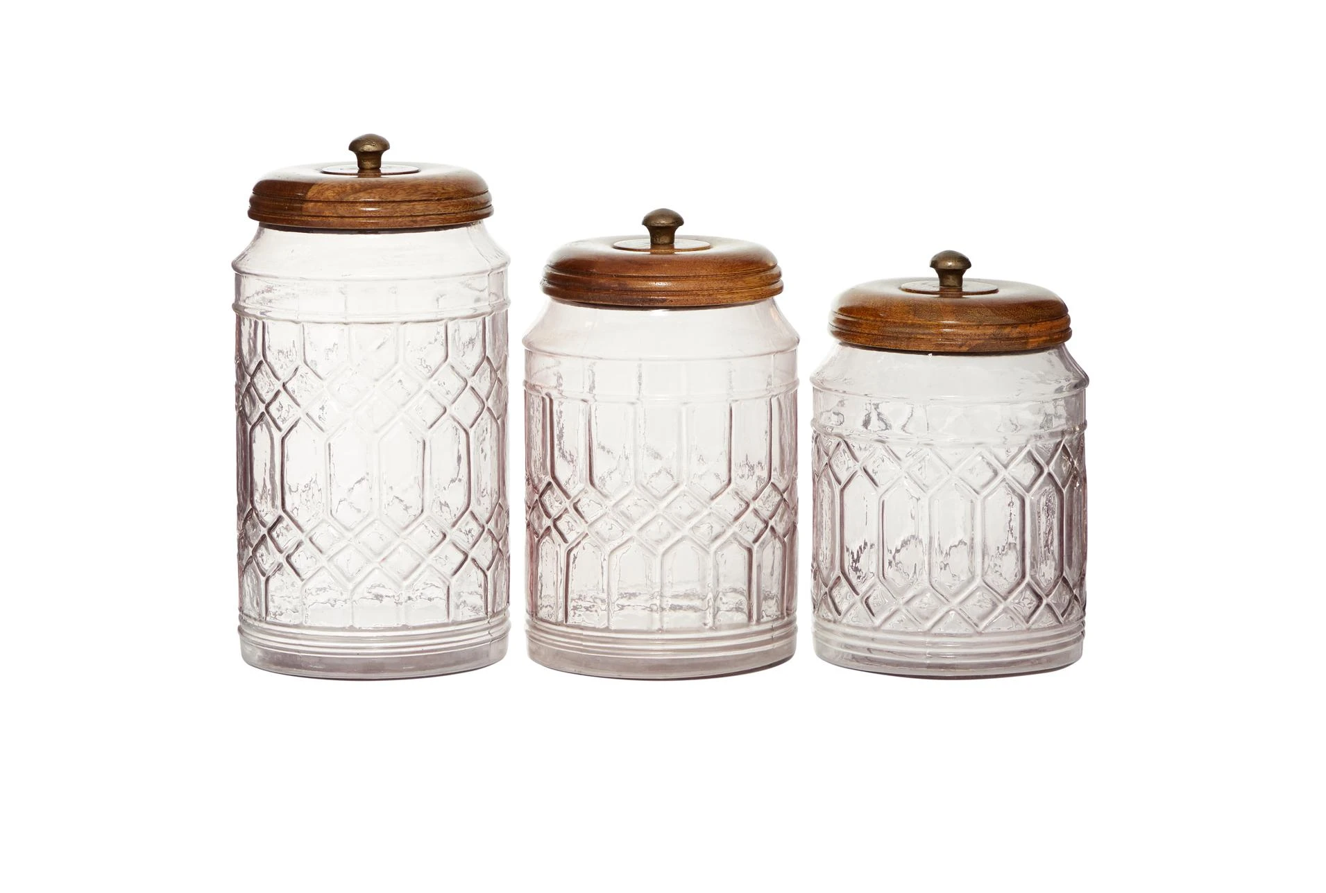 Glass Storage Canister with wood … curated on LTK