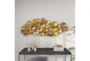 Gold 22 Inch Metal Abstract Wall Decor - Room