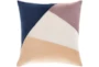 Accent Pillow-Color Block Navy/Lilac 18X18 - Signature