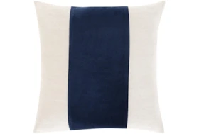 Accent Pillow-Color Band Navy 20X20