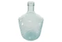 Blue 17 Inch Glass Wide Bottle Vase - Material