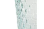 Blue 17 Inch Glass Wide Bottle Vase - Detail